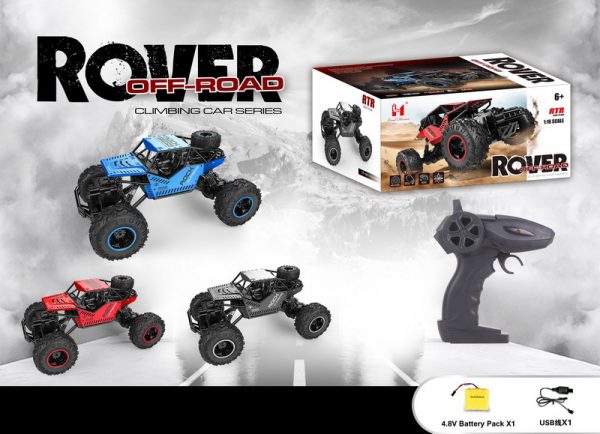 Buggy na daljinsko upravljanje Crawler ROVER 1:16 R/C - plavi