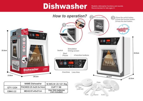 Dishwasher with Display + Accessories