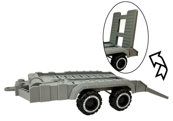 Tipper with trailer and Bulldozer 49 cm Construction site - Image 12