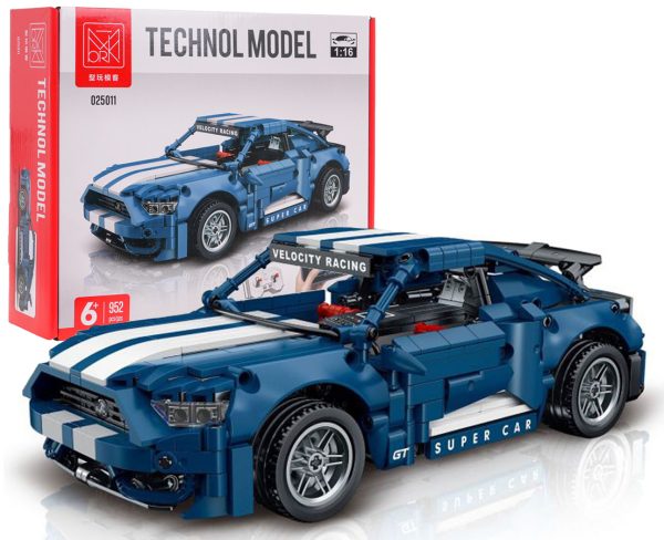 Sports Car Blue Blocks 952 pcs. - Image 2