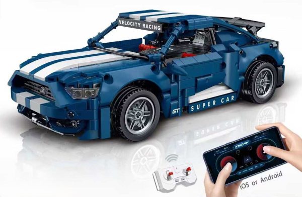 Sports Car Blue Blocks 952 pcs. - Image 4