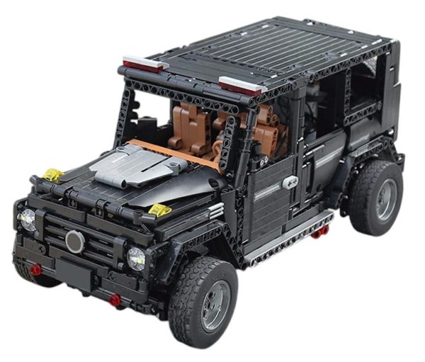 Off-road Car Block Set 1722 pcs. Black - Image 2