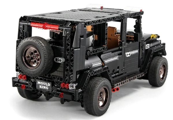 Off-road Car Block Set 1722 pcs. Black - Image 4