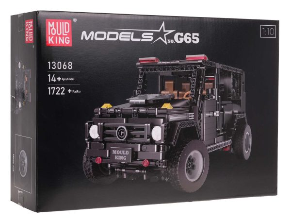 Off-road Car Block Set 1722 pcs. Black - Image 7