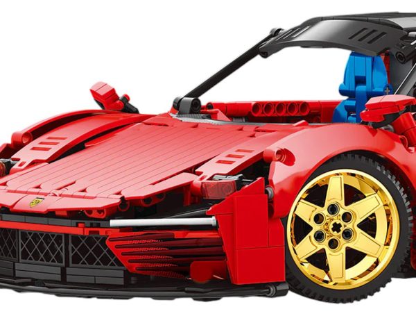 Red Sports Car R/C Building Blocks Set 1958pcs. - Image 4