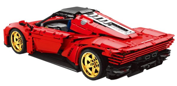 Red Sports Car R/C Building Blocks Set 1958pcs. - Image 9