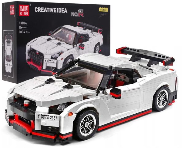 Car Block Set 1034 pcs. White - Image 7