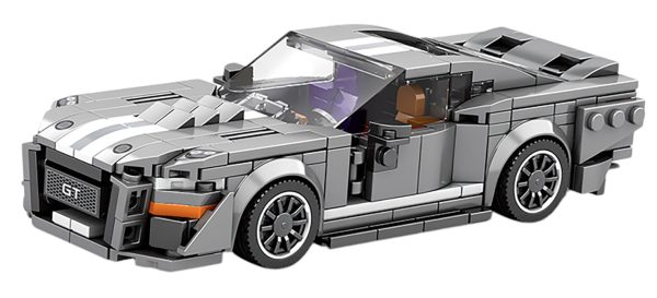 Sports Car Brick Set Gray 476 pcs. - Image 2