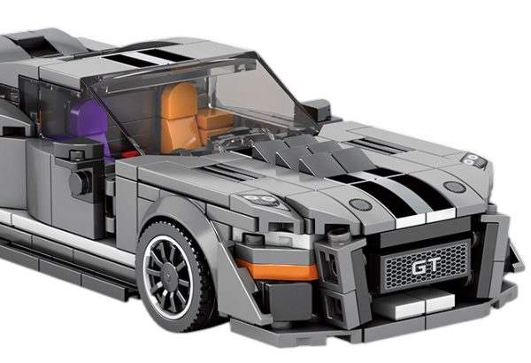 Sports Car Brick Set Gray 476 pcs. - Image 4