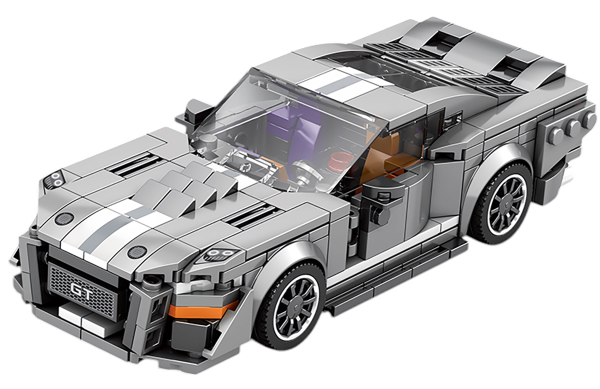 Sports Car Brick Set Gray 476 pcs. - Image 7