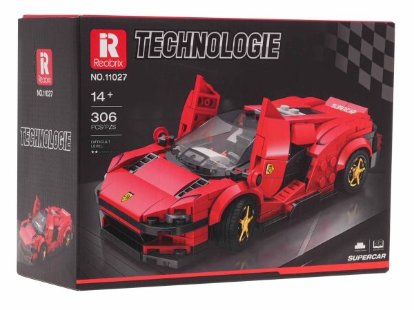 Sports Car Red Brick Set 306 pcs. - Image 2