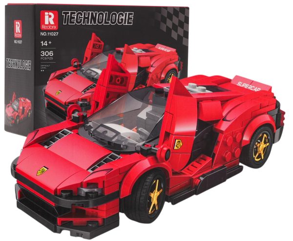 Sports Car Red Brick Set 306 pcs. - Image 3