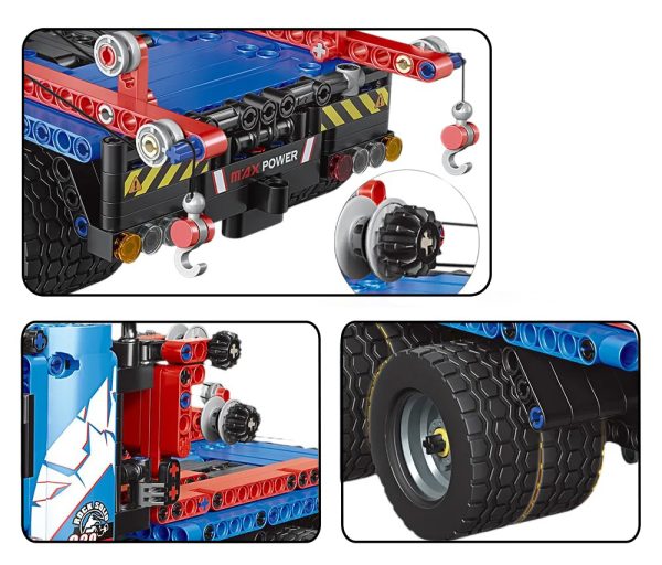 R./C Truck Block Set 1064 pcs. Blue - Image 3