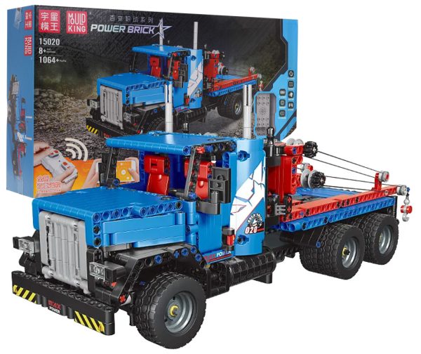 R./C Truck Block Set 1064 pcs. Blue - Image 5