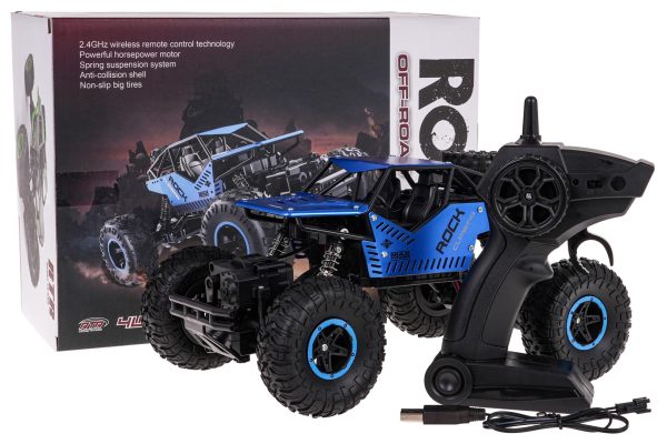 Buggy na daljinsko upravljanje Crawler ROVER 1:16 R/C - plavi - Image 2