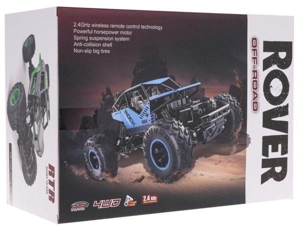 Buggy na daljinsko upravljanje Crawler ROVER 1:16 R/C - crni - Image 2