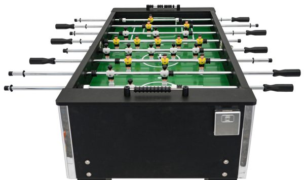 Stol za stolni nogomet Foosball 121 x 61 x 81 - crni - Image 5