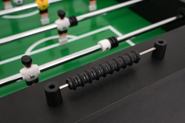 Stol za stolni nogomet Foosball 121 x 61 x 81 - crni - Image 6