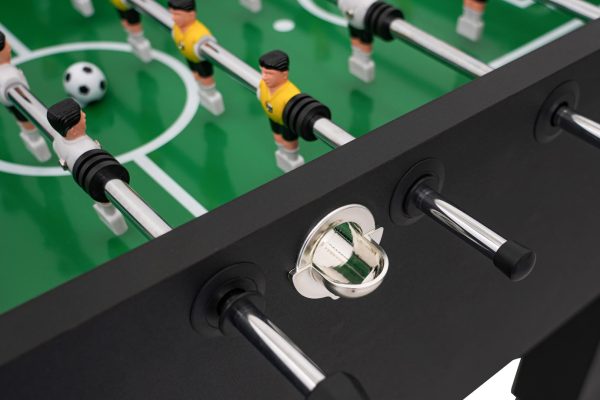 Stol za stolni nogomet Foosball 121 x 61 x 81 - crni - Image 7