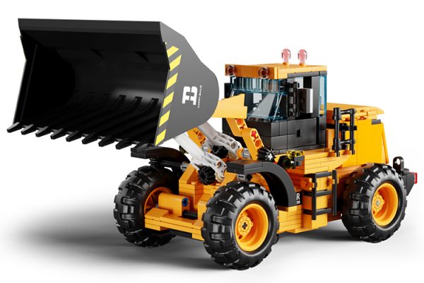 Bulldozer Building Blocks Set 653pcs. - Image 6