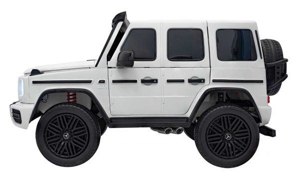 Licencirani auto na akumulator Mercedes Benz G63 AMG XXL MP4 - dvosjed - bijeli - Image 4