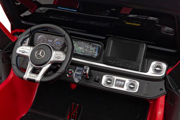 Licencirani auto na akumulator Mercedes Benz G63 AMG XXL MP4 - dvosjed - crveni - Image 8