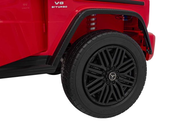 Licencirani auto na akumulator Mercedes Benz G63 AMG XXL MP4 - dvosjed - crveni - Image 17