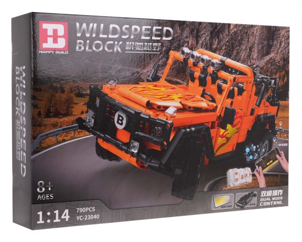 Set of blocks Car Off-road Red R/C 790 pcs. - Image 2