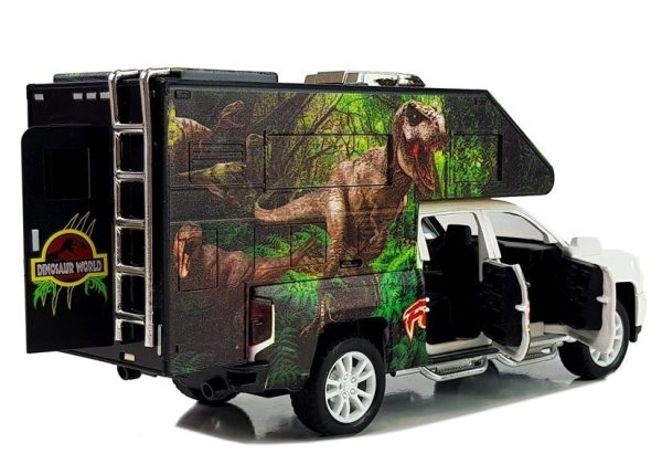 Camper z  Dinozaurami Biały - Image 3