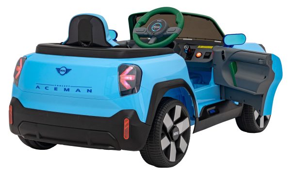 Licencirani auto na akumulator Mini Concept Aceman 4x4 - plavi - Image 7