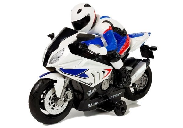 RC Motorcycle R / C 2.4G White - Image 2