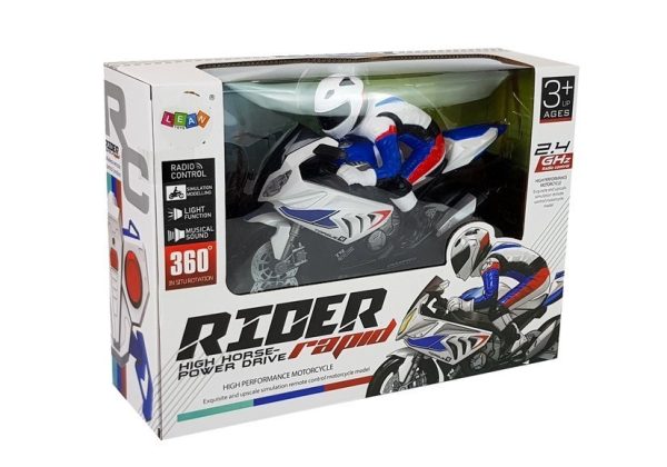 RC Motorcycle R / C 2.4G White - Image 5