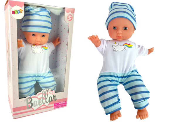 Baby Doll Blue Striped Pyjamas 30 cm