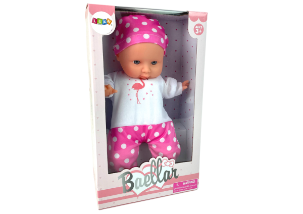 Baby Doll Pink Dots Pyjamas 30 cm - Image 3