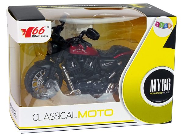 Motorbike Champion Red 1:14 Drive Pull-Back Sound Lights - Image 5