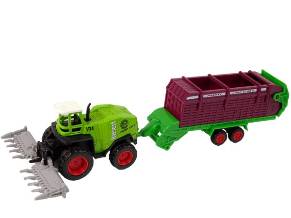 Set of Agricultural Vehicles Tractor 12 Pieces Metal - Image 4