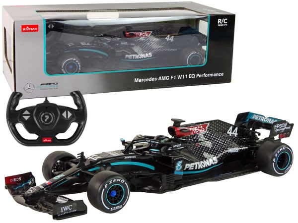 Licencirana formula na daljinsko upravljanje Mercedes-AMG F1 1:12 - crni