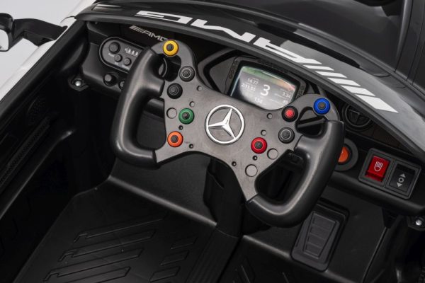 Licencirani auto na akumulator Mercedes AMG GT3 - crni - Image 12