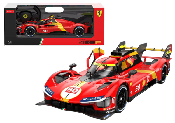 Licencirani auto na daljinsko upravljanje  Ferrari 499P 1:24 - crveni