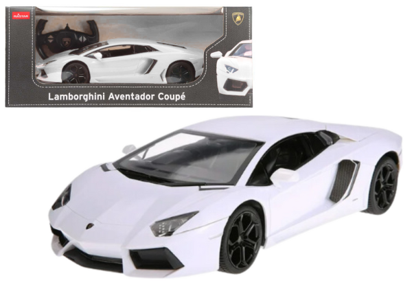 Licencirani auto na daljinsko upravljanje Lamborghini Aventador Cupe - bijeli