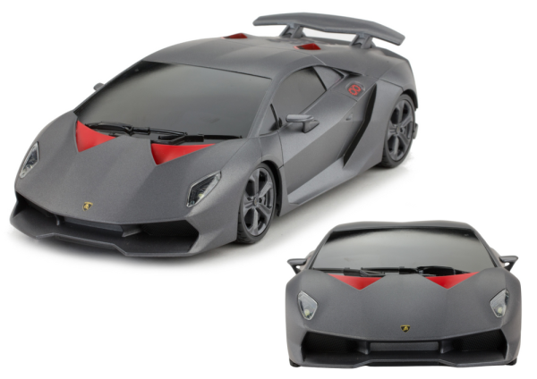 Licencirani auto na daljinsko upravljanje Lamborghini Sesto Elemento 1:18 - sivi