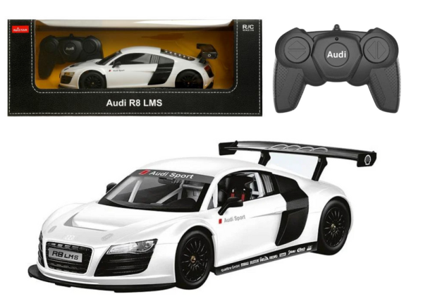 Licencirani auto na daljinsko upravljanje Audi R8 1:18 R - bijeli