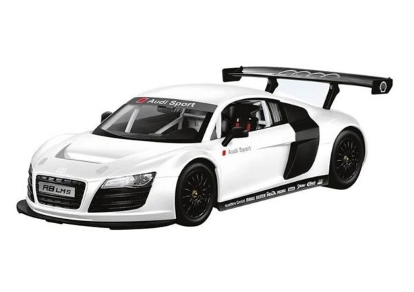 Licencirani auto na daljinsko upravljanje Audi R8 1:18 R - bijeli - Image 2