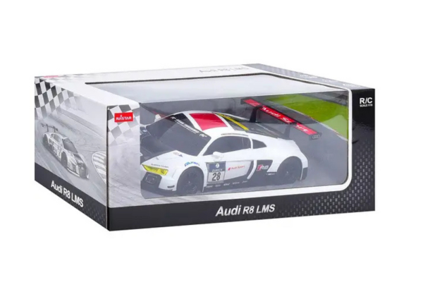 Licencirani auto na daljinsko upravljanje AUDI R8 LMS 1:24 - crno/bijeli - Image 3