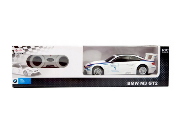 Licencirani auto na daljinsko upravljanje BMW M3 GT2 - bijeli - Image 3