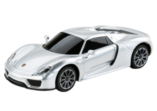 Licencirani auto na daljinsko upravljanje Porsche 918 Spyder 1:24 - srebrni - Image 2