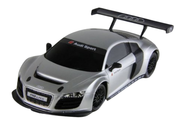 Licencirani auto na daljinsko upravljanje AUDI R8 LMS 1:24 - srebrni - Image 2