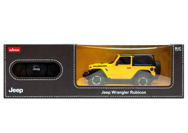 Licencirani auto na daljinsko upravljanje JEEP Wrangler JL Rubicon 1:24 - žuti - Image 4