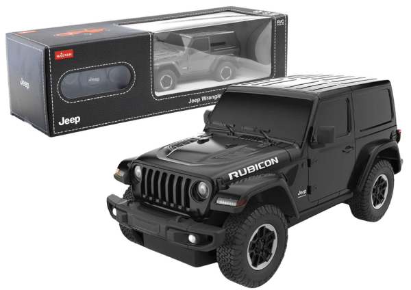 Licencirani auto na daljinsko upravljanje JEEP Wrangler JL Rubicon 1:24 – crni