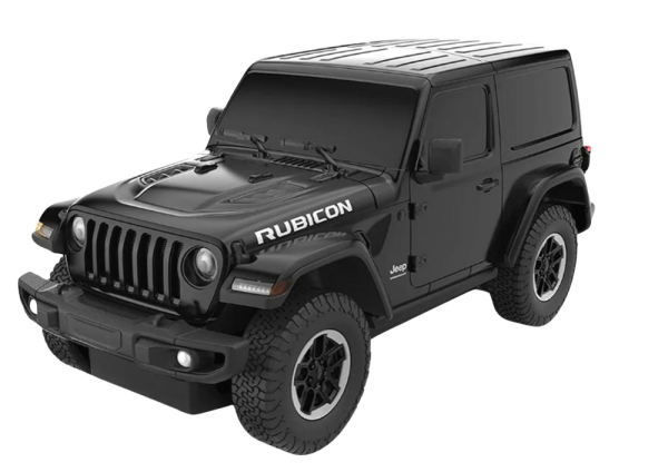 Licencirani auto na daljinsko upravljanje JEEP Wrangler JL Rubicon 1:24 – crni - Image 2